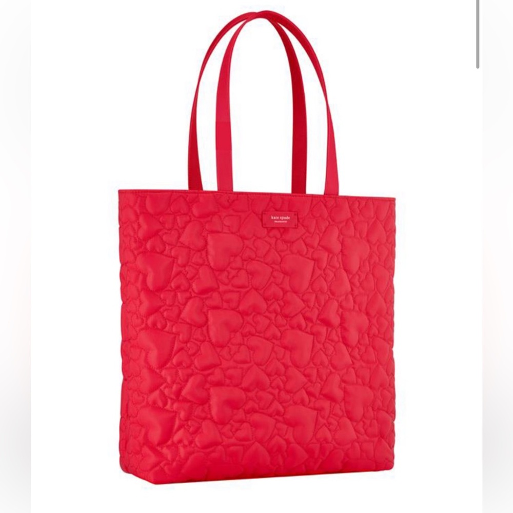 Kate Spade Red Heart Tote Bag